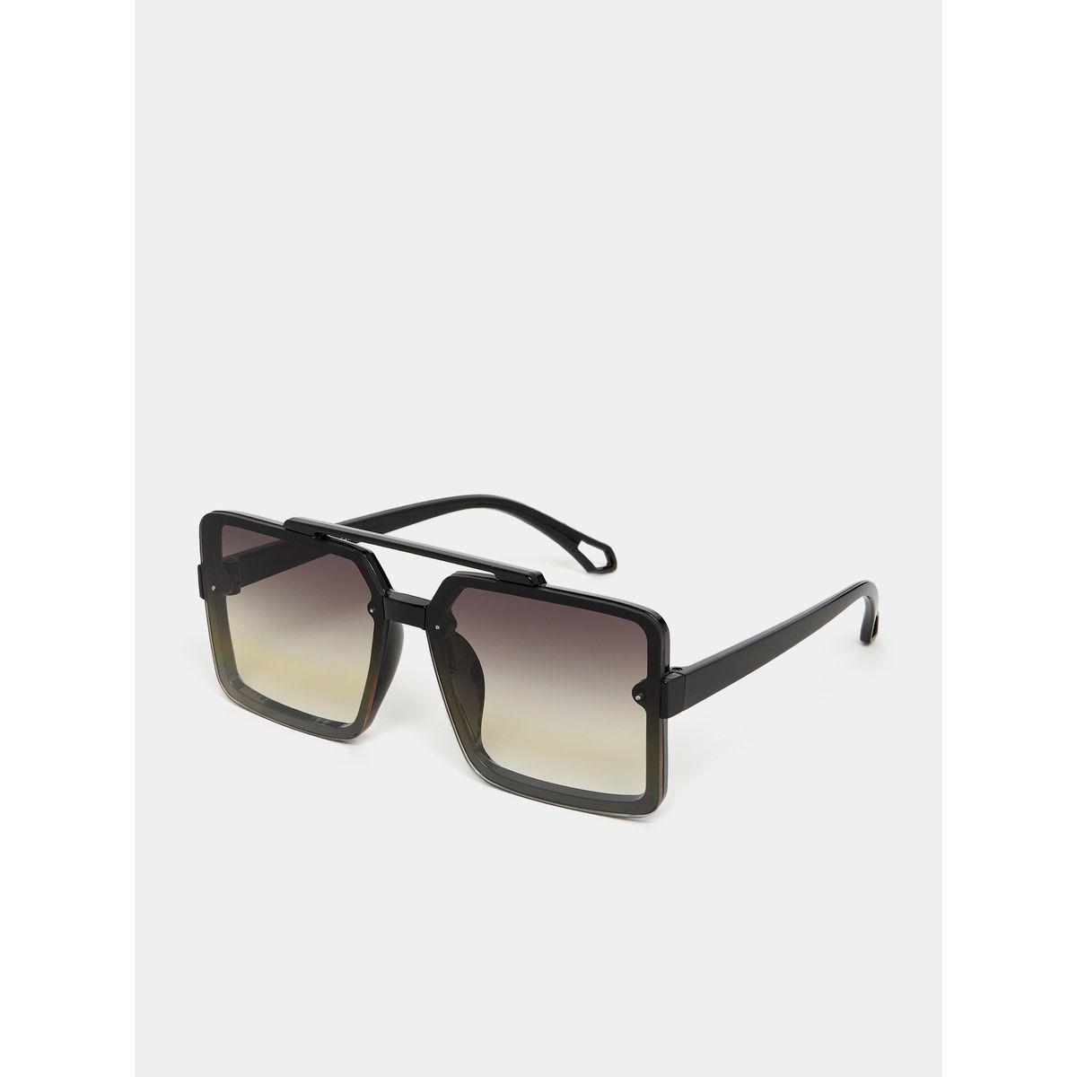 Styli Bar Detailed Full Rim Sunglasses-women-sunglasses-image-1