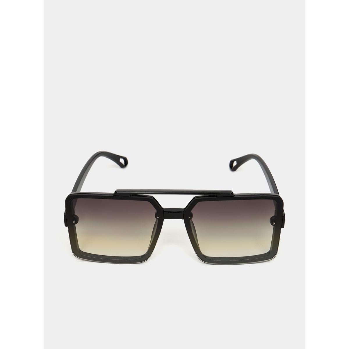 Styli Bar Detailed Full Rim Sunglasses-women-sunglasses-image-4