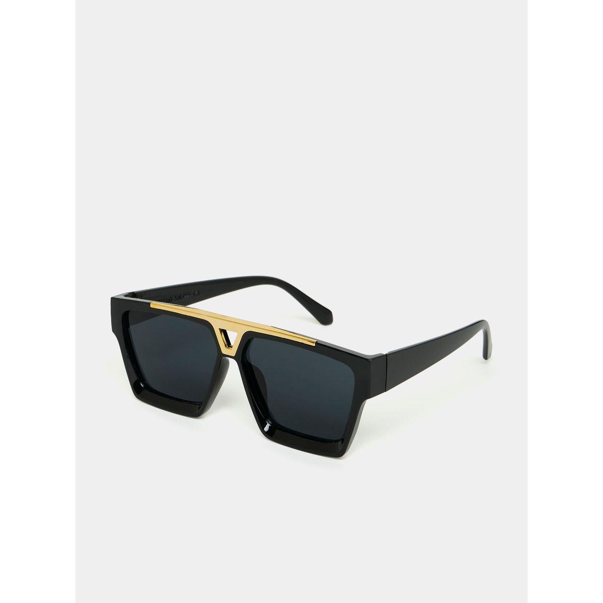Styli Metal Accent Square Sunglasses-women-sunglasses-image-1