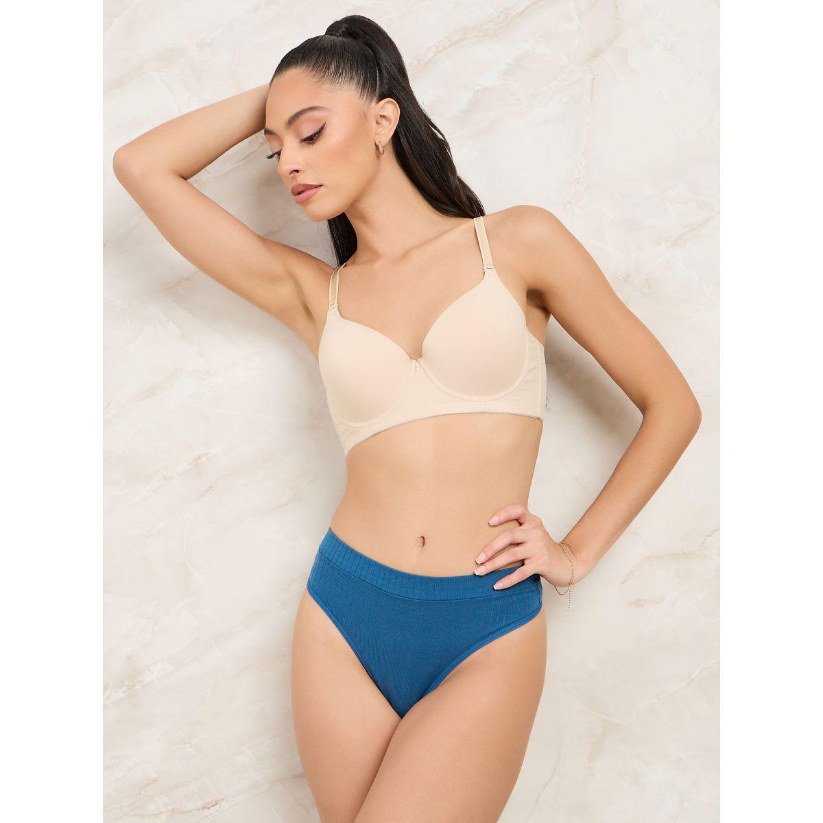Styli Pack of 3 - Cotton Ribbed Thong-women-clothing-lingerie-panties-image-2