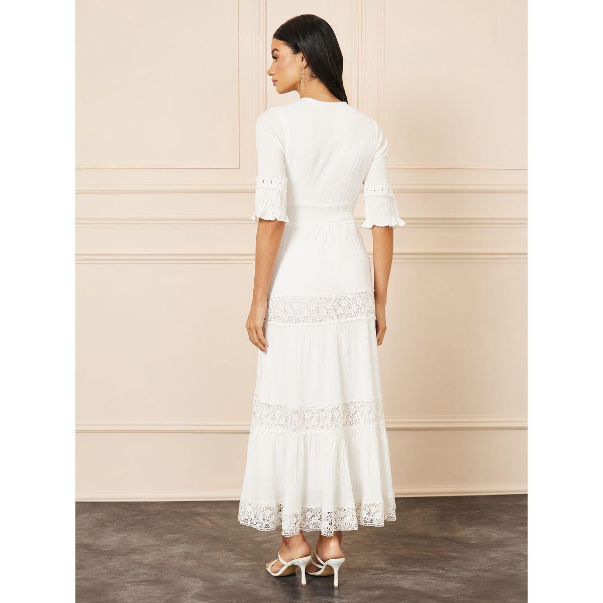 Styli Lace Detail Tiered Maxi Dress-women-clothing-dresses-image-4