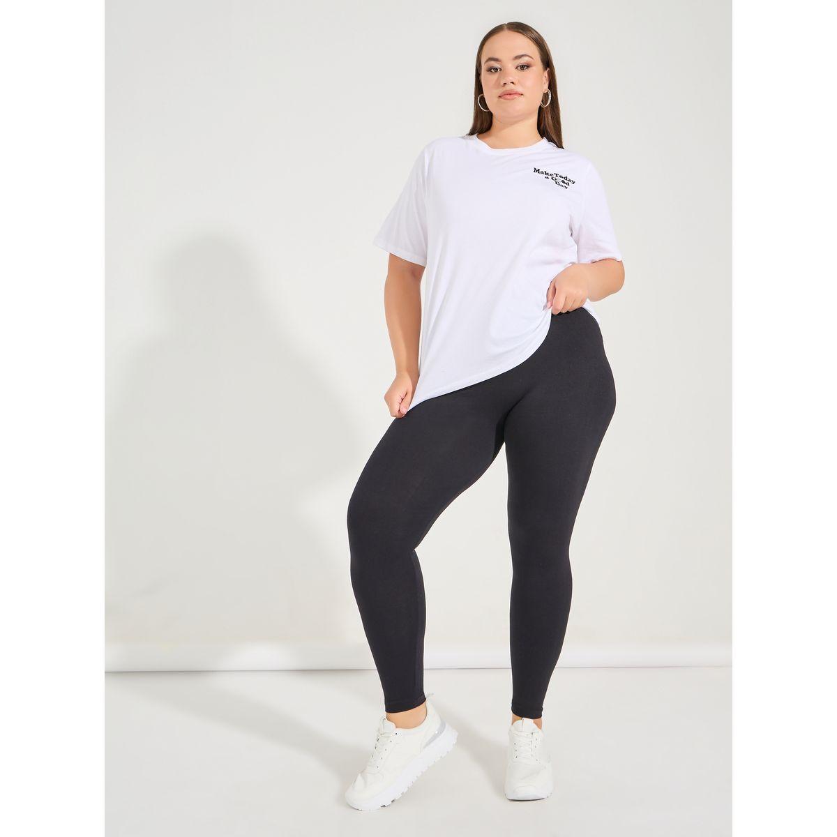 ليقنز بمقاس كبير وخصر مطاطي-women-clothing-bottoms-leggings-image-1
