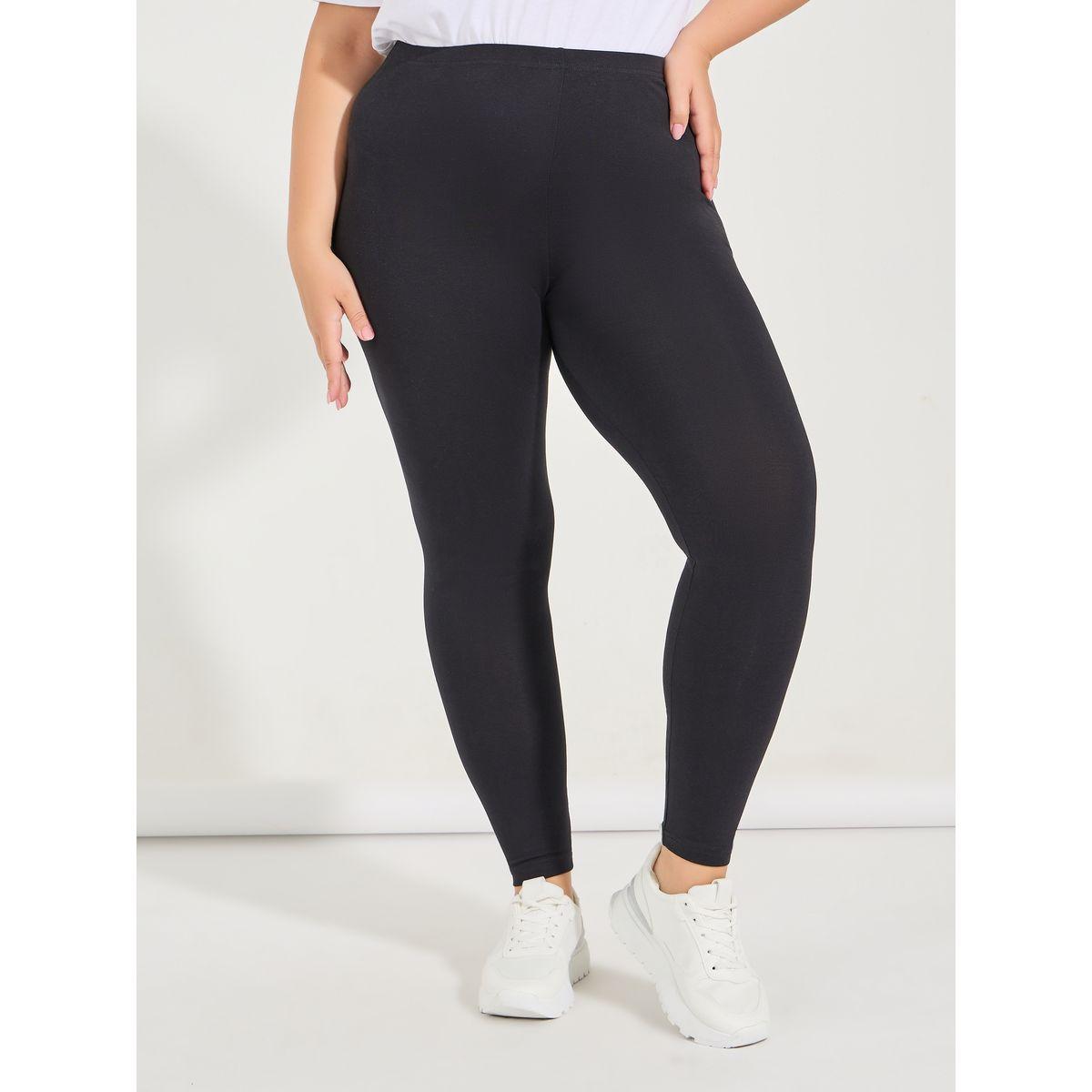 ليقنز بمقاس كبير وخصر مطاطي-women-clothing-bottoms-leggings-image-2
