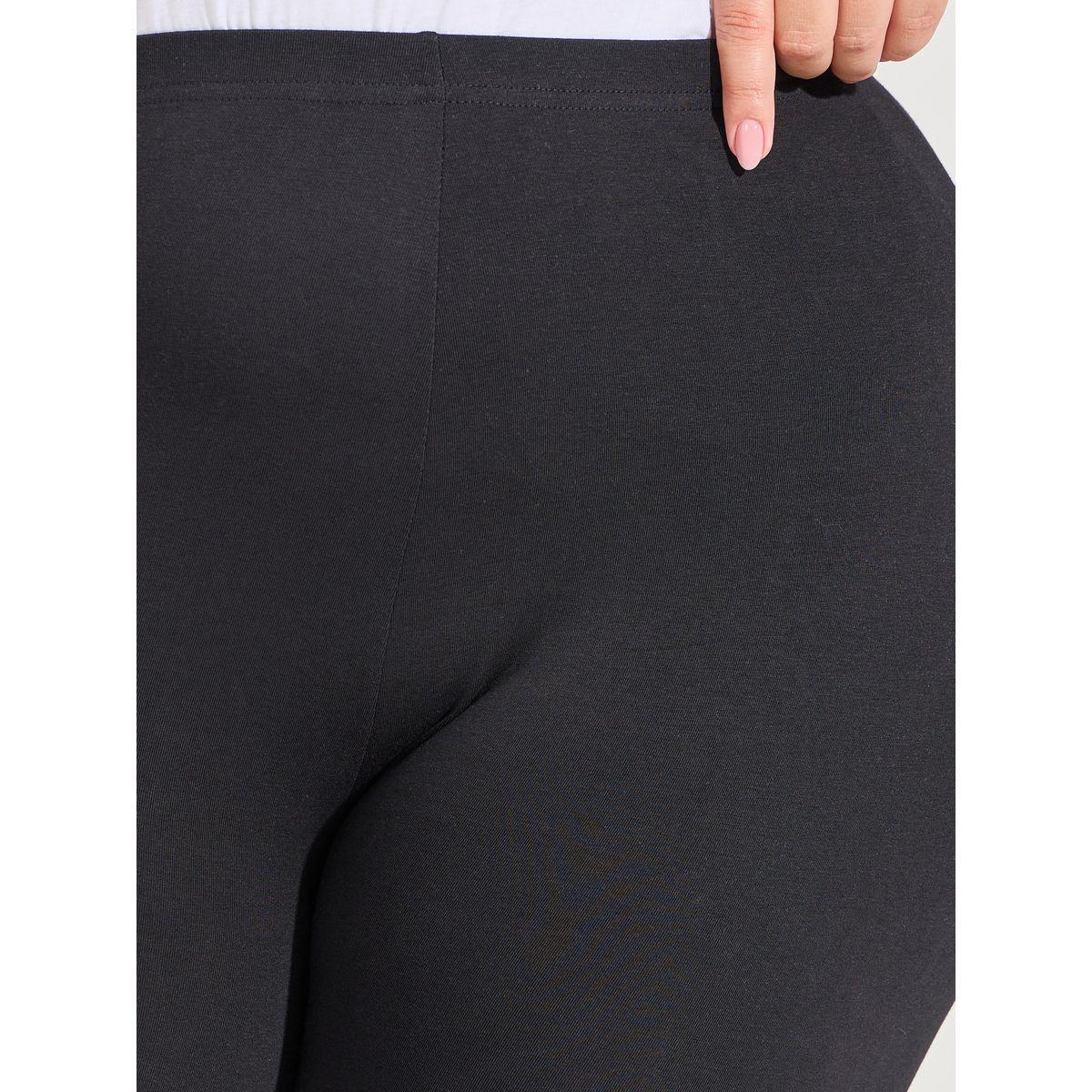 Styli Plus Size Elastic Waistband Basic Leggings-women-clothing-bottoms-leggings-image-3