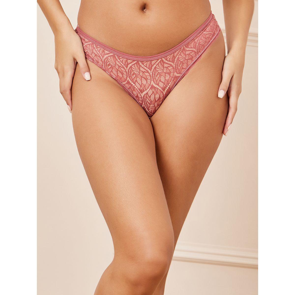 مجموعة من 5 سراويل داخلية ثونغ-women-clothing-lingerie-panties-image-3
