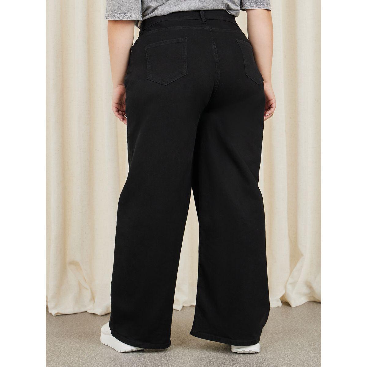 Styli Plus Size Wide Leg Jeans with Pocket Construct-women-clothing-bottoms-jeans-image-4