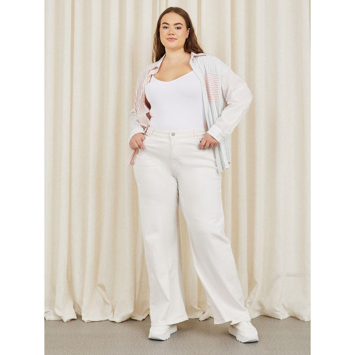 جينز بمقاس كبير وارجل واسعة مع جيب-women-clothing-bottoms-jeans-image-3