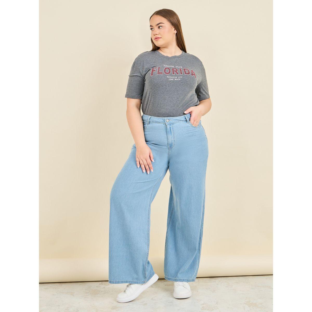جينز بمقاس كبير وأرجل واسعة-women-clothing-bottoms-jeans-image-2