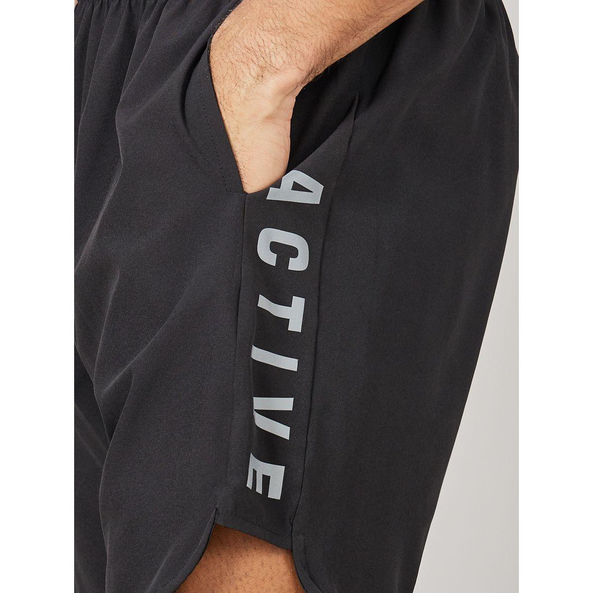 Styli Active Training Shorts with Side Active Print Panel-men-clothing-sportswearandactivewear-bottoms-shorts-image-3