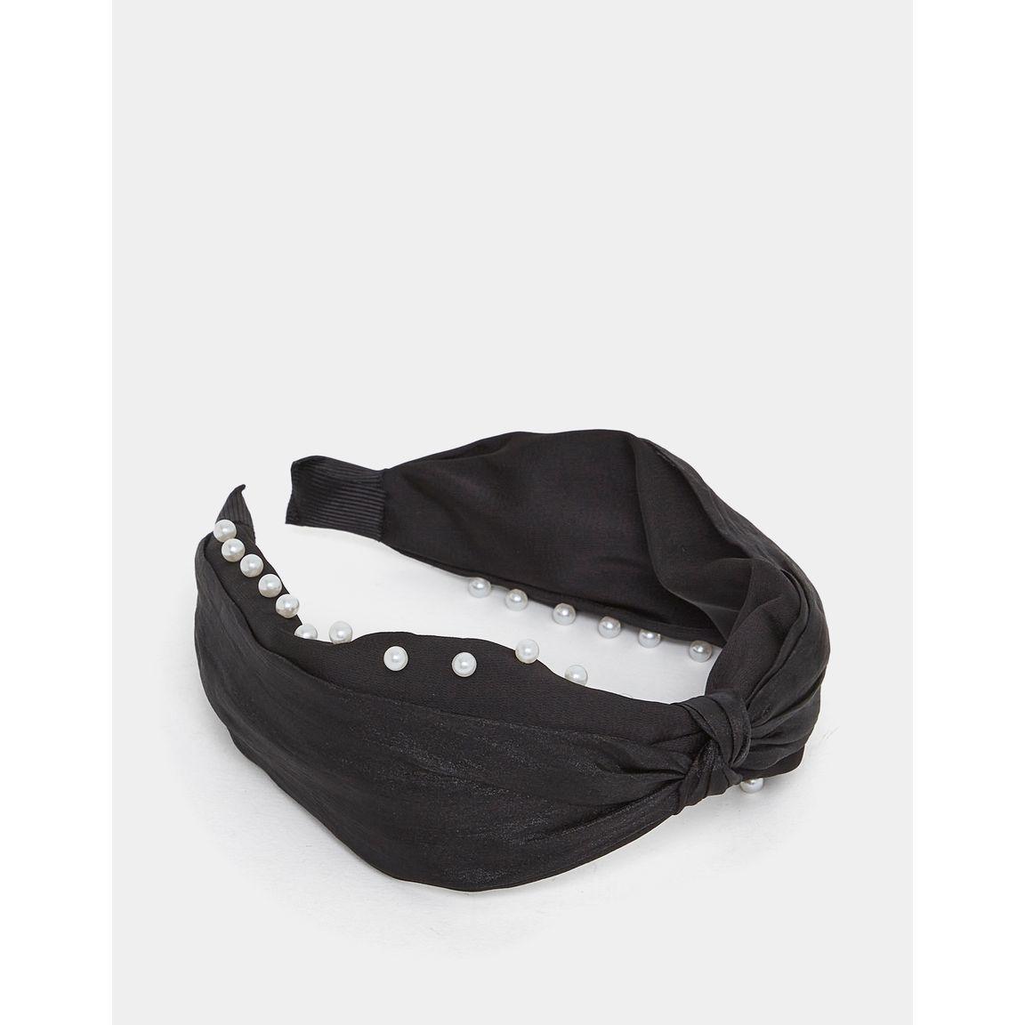 Styli Faux Pearl Knot Detail Headband-women-hairaccessories-bands-image-1
