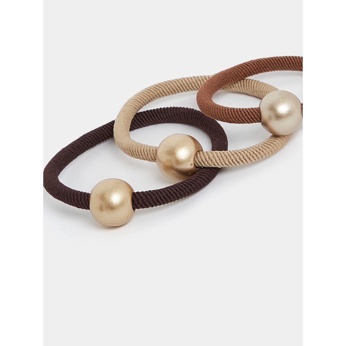 Styli Set of 2 - Bead Detail Hair Tie-women-hairaccessories-scrunchies-image-2