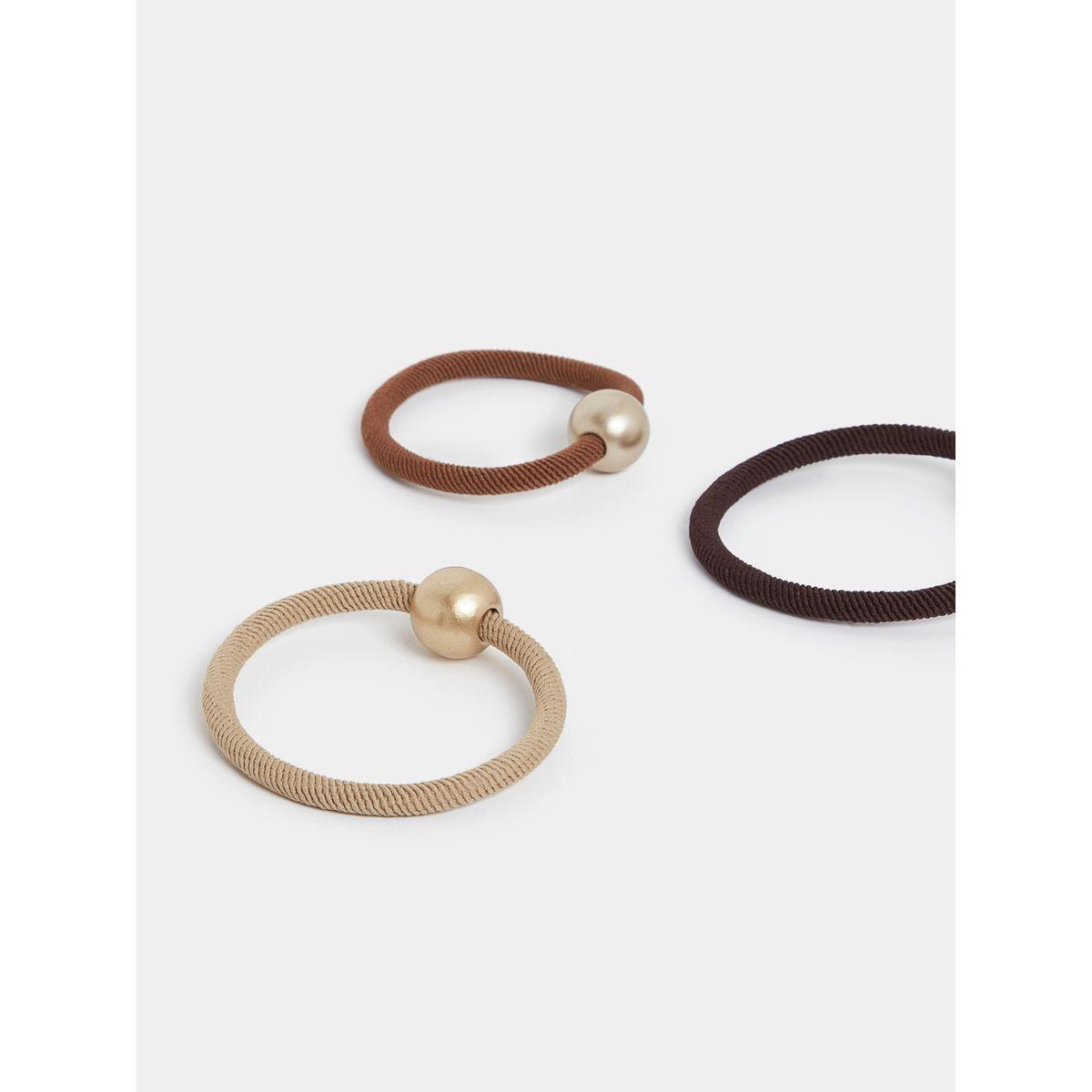 Styli Set of 2 - Bead Detail Hair Tie-women-hairaccessories-scrunchies-image-3