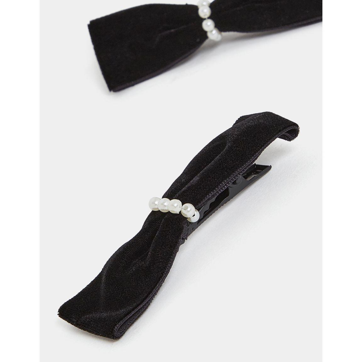 مجموعة من 2 دبابيس شعر مزينة بلؤلؤ صناعي-women-hairaccessories-hairpins-image-2