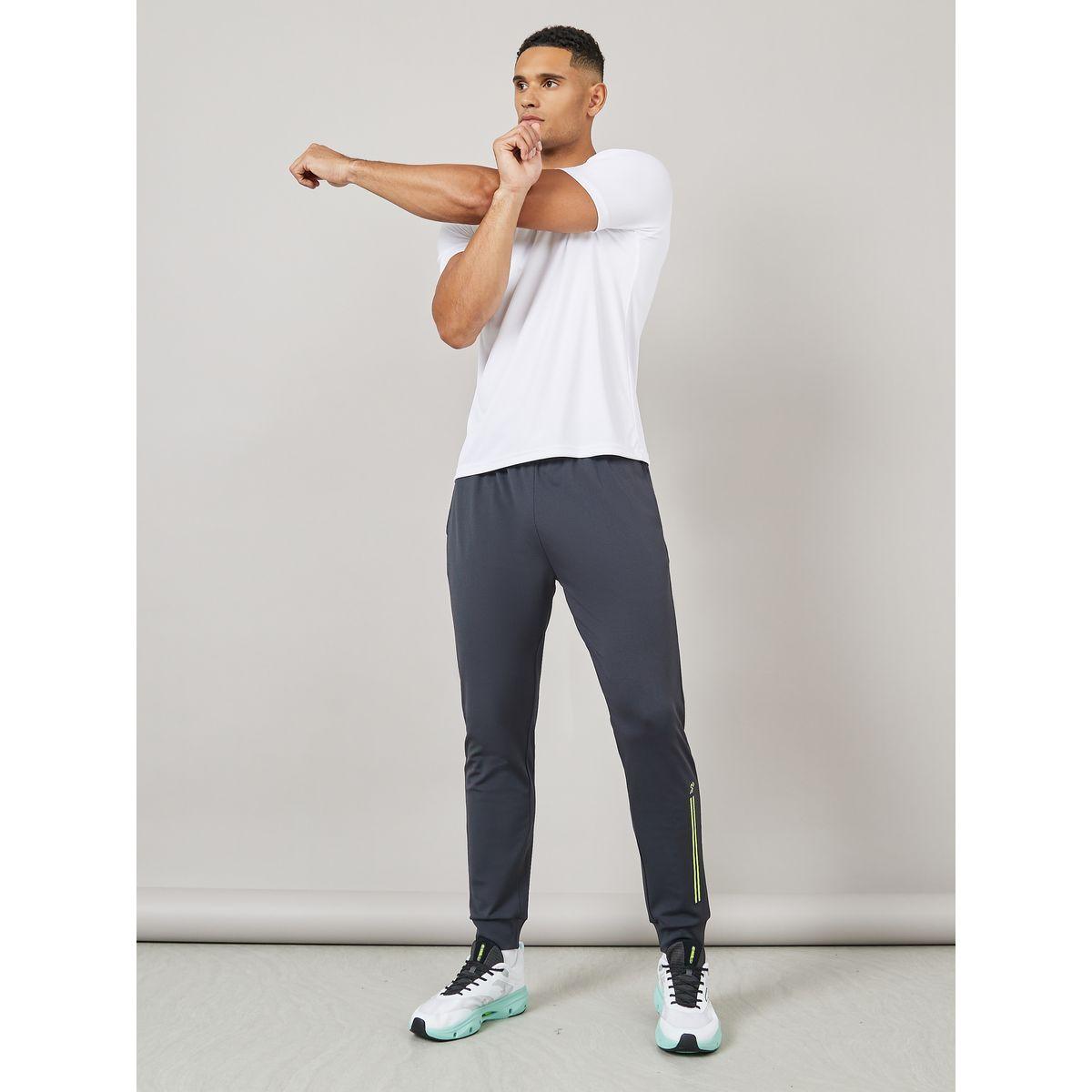 Styli Active Side Contrast Striped and Logo Detail Training Trackpants-men-clothing-sportswearandactivewear-bottoms-image-2