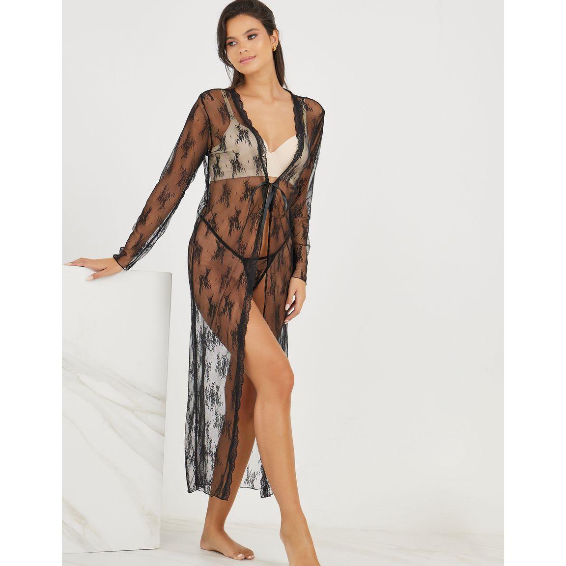 روب طويل بتفاصيل دانتيل مع ثونغ-women-clothing-lingerie-babydollsandbodysuits-image-6