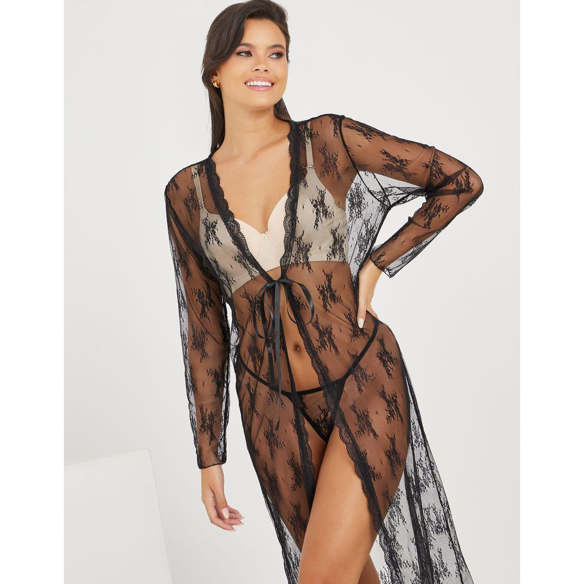 روب طويل بتفاصيل دانتيل مع ثونغ-women-clothing-lingerie-babydollsandbodysuits-image-5
