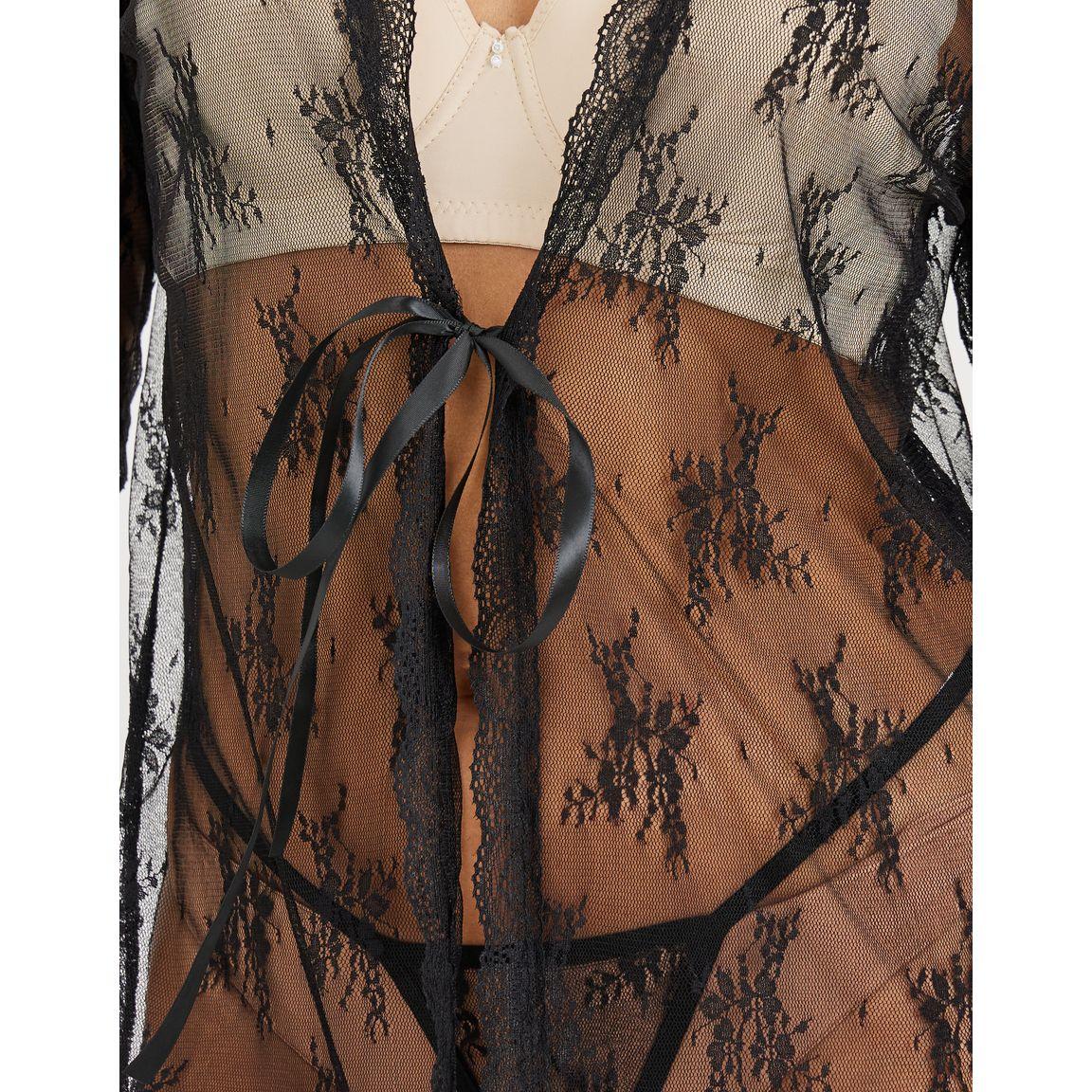 Styli Scalloped Edge Lace Maxi Robe with Thong-women-clothing-lingerie-babydollsandbodysuits-image-4