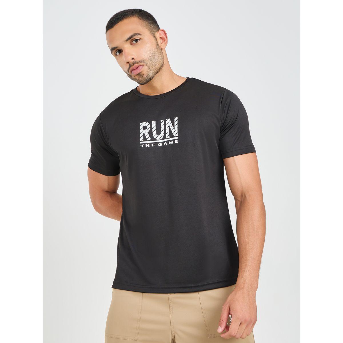 Styli Active Chest Slogan Print Workout Active T-shirt-men-clothing-sportswearandactivewear-tshirtsandpolos-image-1