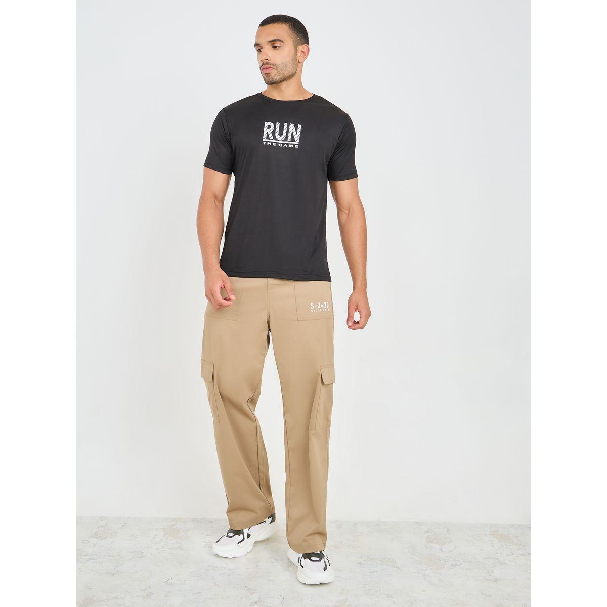 Styli Active Chest Slogan Print Workout Active T-shirt-men-clothing-sportswearandactivewear-tshirtsandpolos-image-2