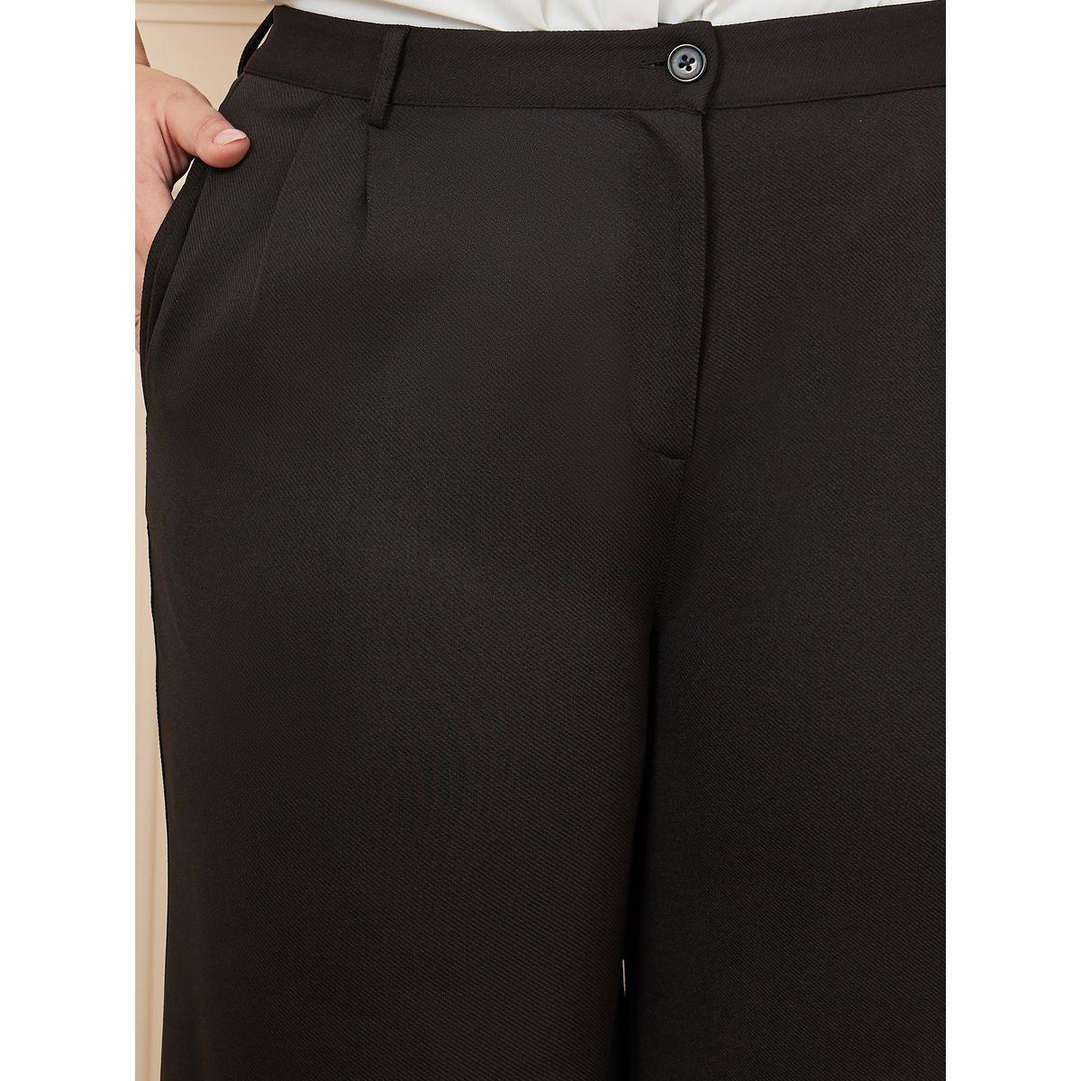 Styli Plus Wide Leg Pants with Pockets-women-clothing-bottoms-trousers-image-3