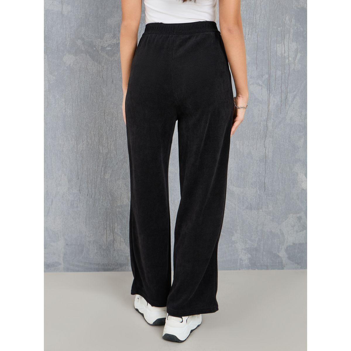 Styli Elastic Waistband Knit Relaxed Fit Pants-women-clothing-bottoms-trousers-image-4