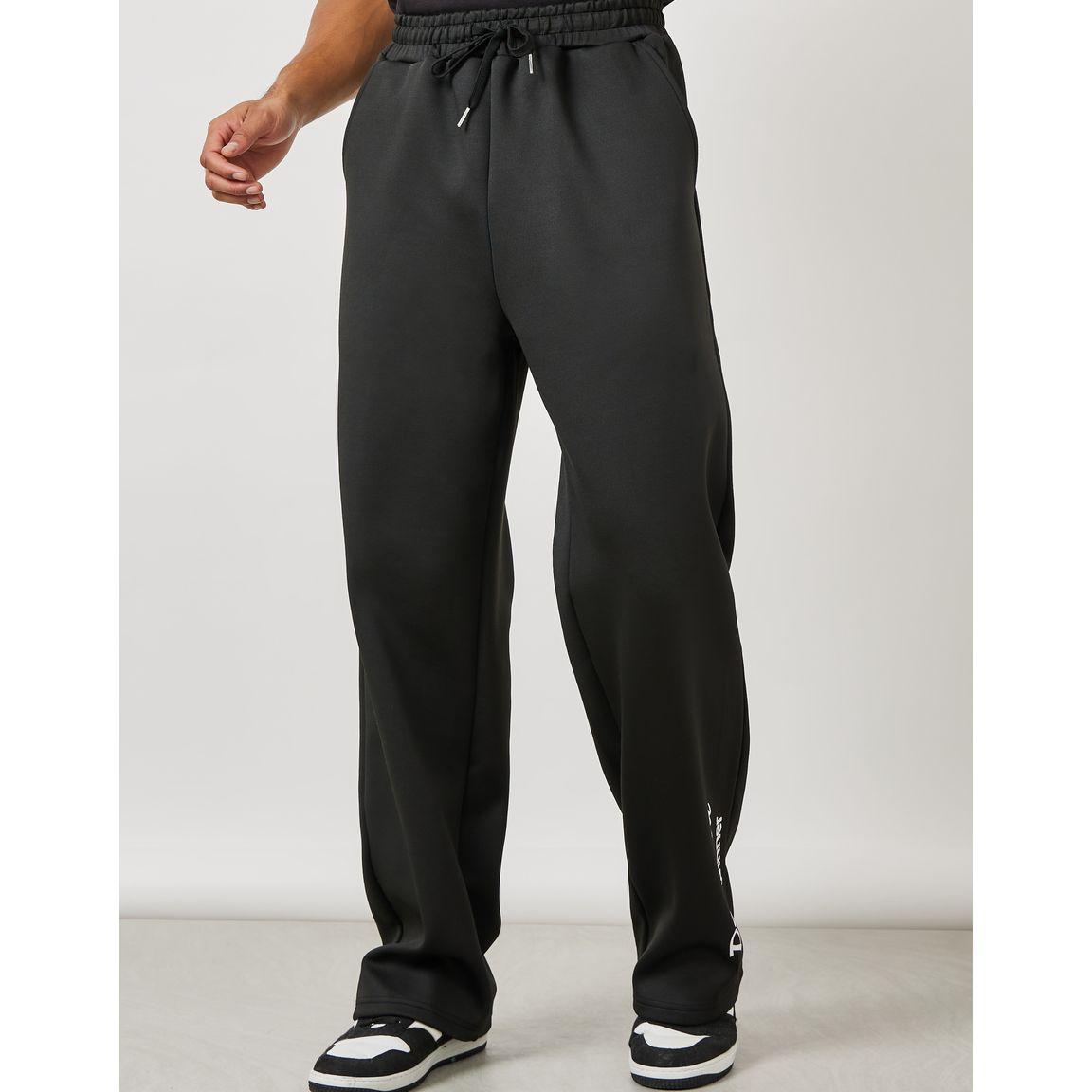 Styli Slogan Print Relaxed Fit Jogger-men-clothing-bottoms-joggers-image-1