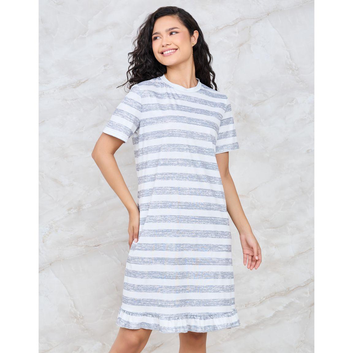 مجموعة من 2 قميص نوم بحافة مكشكشة-women-clothing-nightwear-nighties-image-3