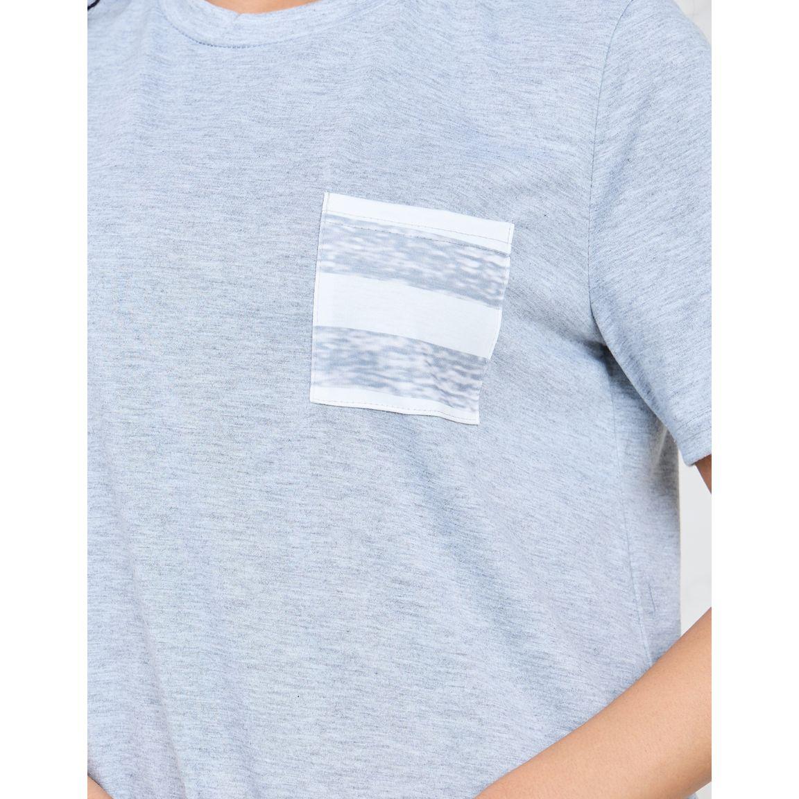 Styli Unwind Pack of 2 - Striped Ruffle Hem Sleep T-shirt-women-clothing-nightwear-nighties-image-5