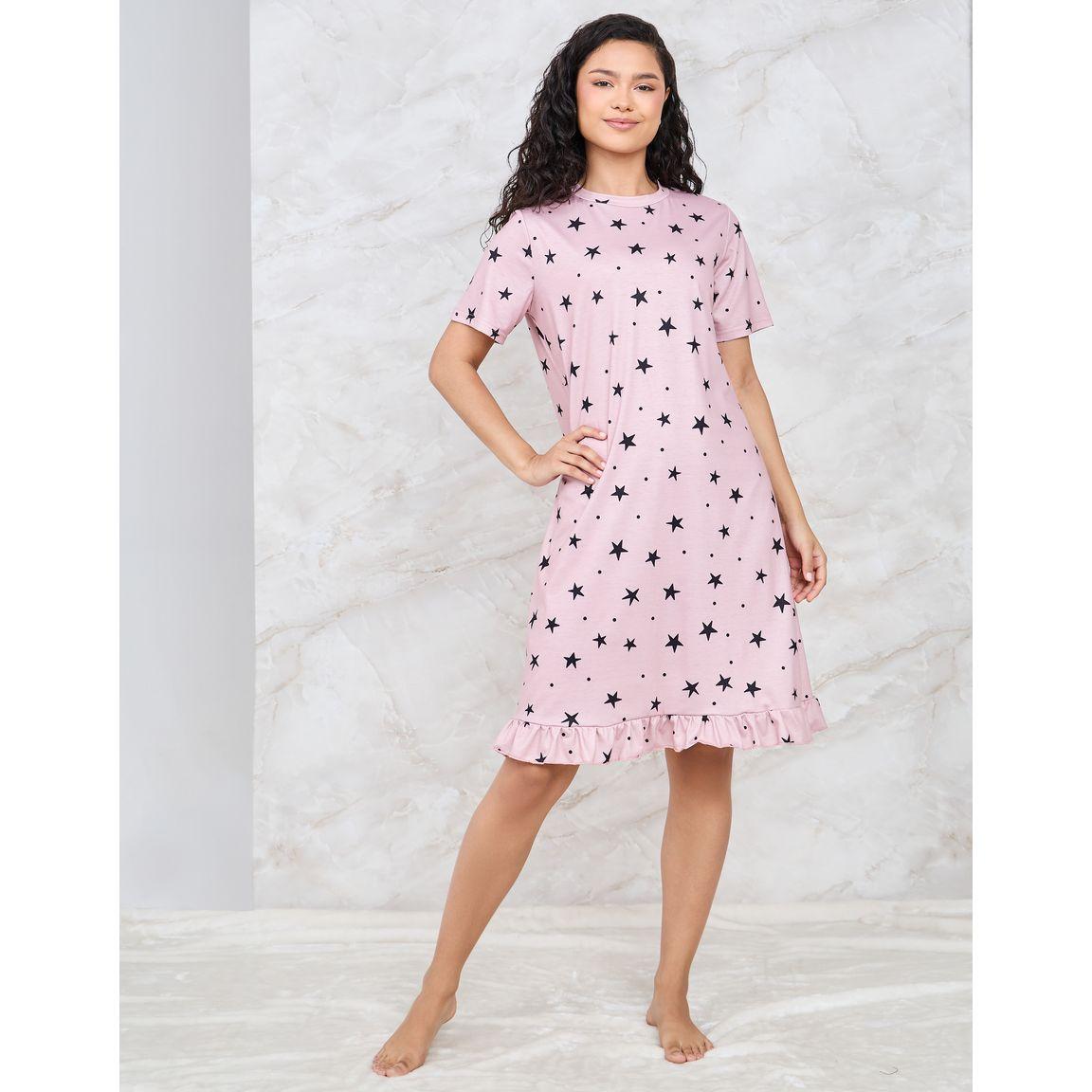 مجموعة من 2 قميص نوم بحواف كشكش-women-clothing-nightwear-nighties-image-2
