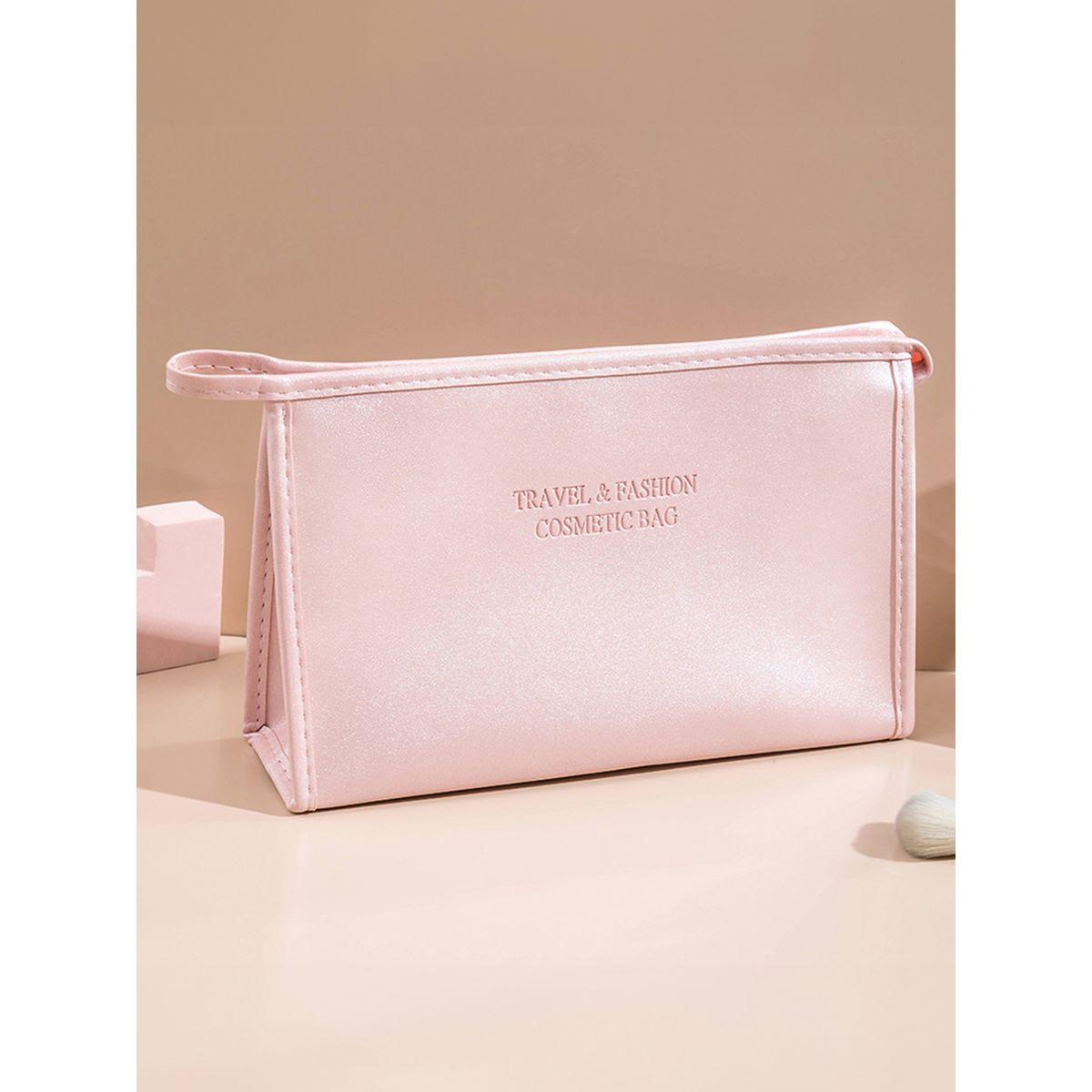 Styli Debossed Detail Washbag with Zip Closure-travel-accessories-image-5