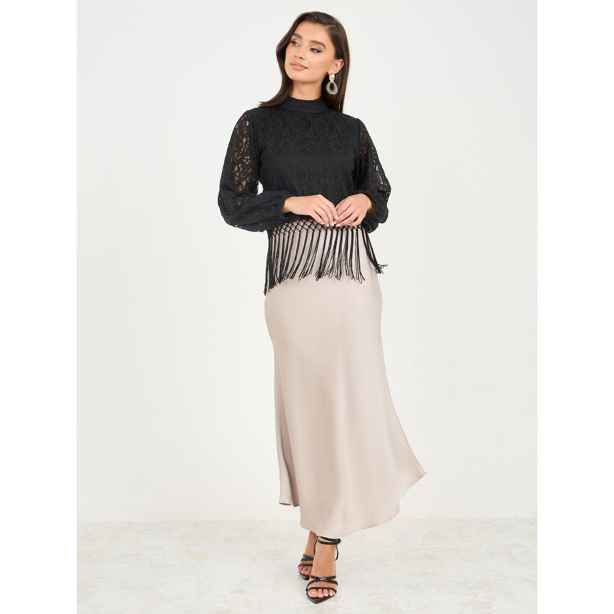 بلوزة مزينة بالكامل بزهور دانتيل-women-clothing-shirtsandblouses-blouses-image-2