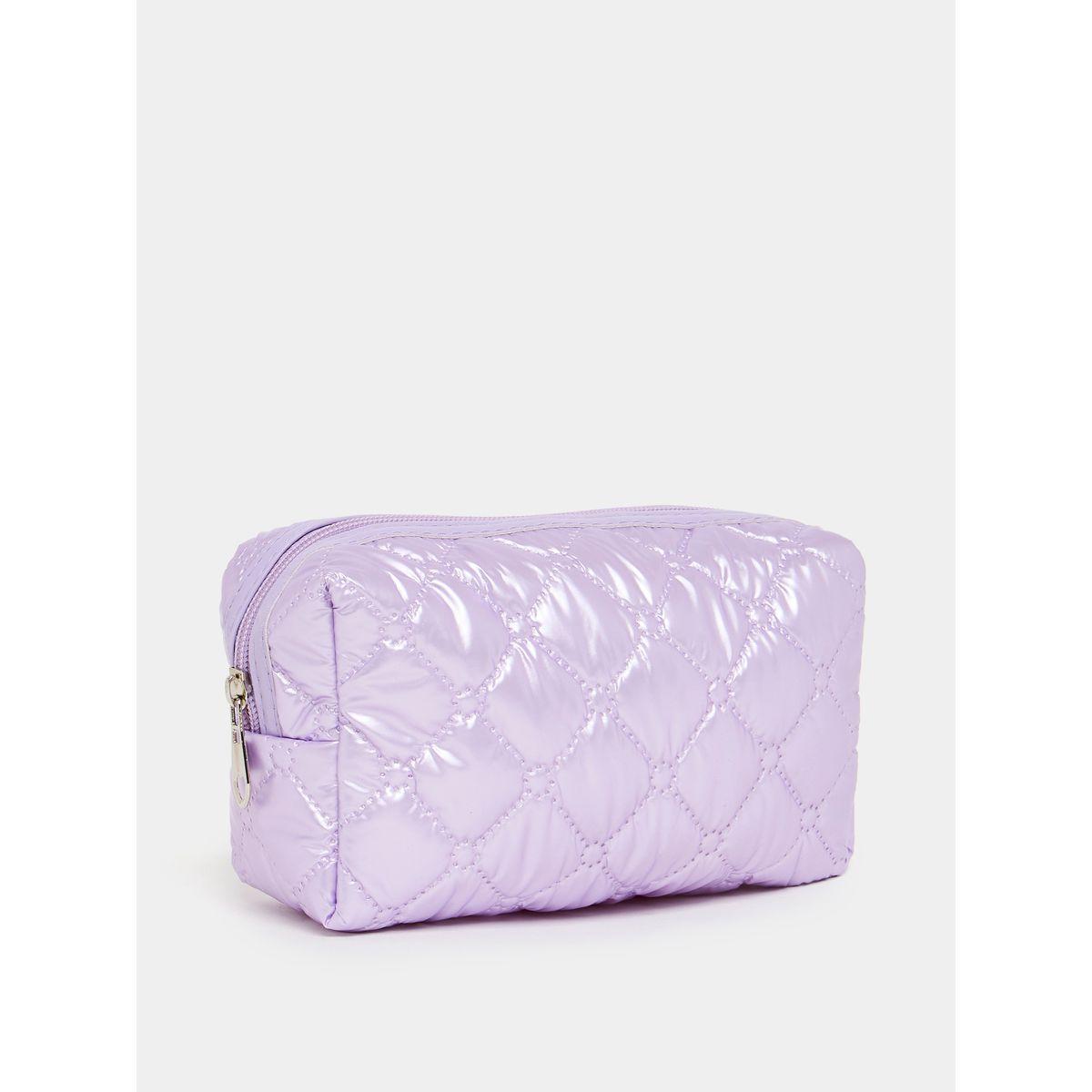 Styli Quilted Wash Bag with Zip Closure-travel-accessories-image-1