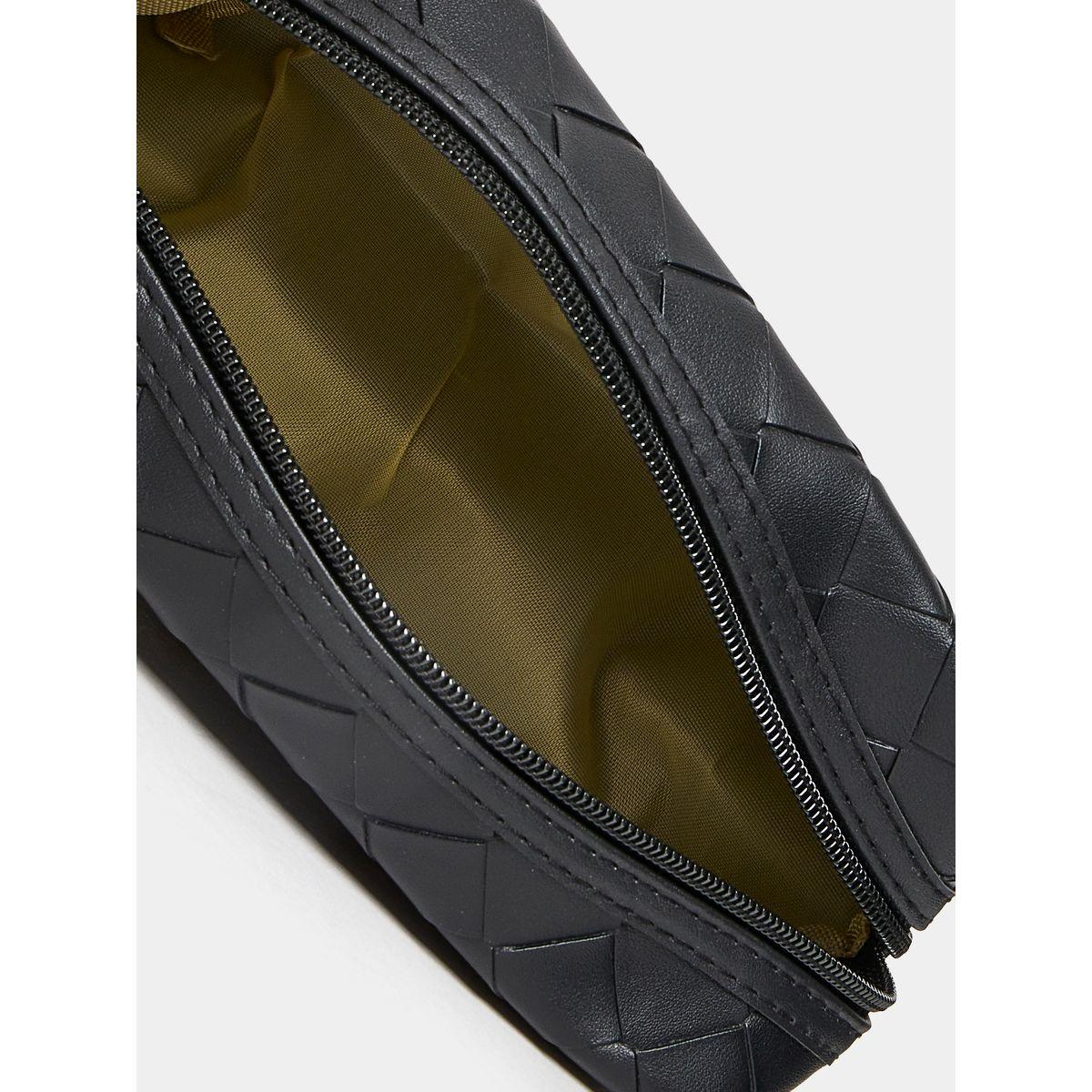 Styli Textured Wash Bag with Zip Closure-travel-accessories-image-4