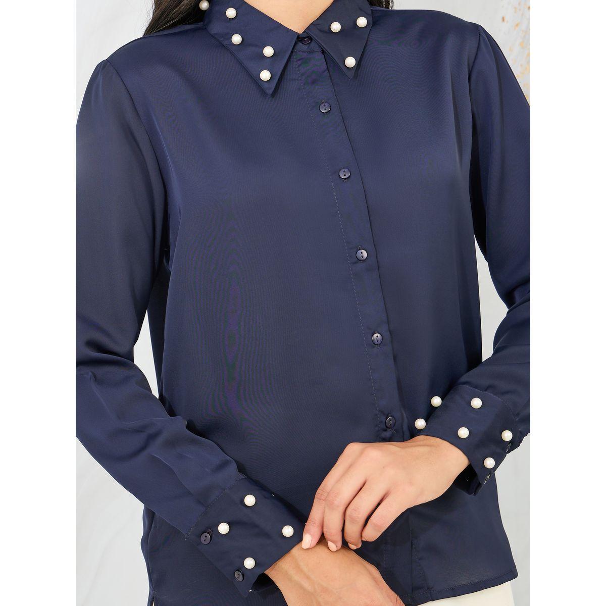 بلوزة ساتان منمقة بلؤلؤ صناعي-women-clothing-shirtsandblouses-shirts-image-4