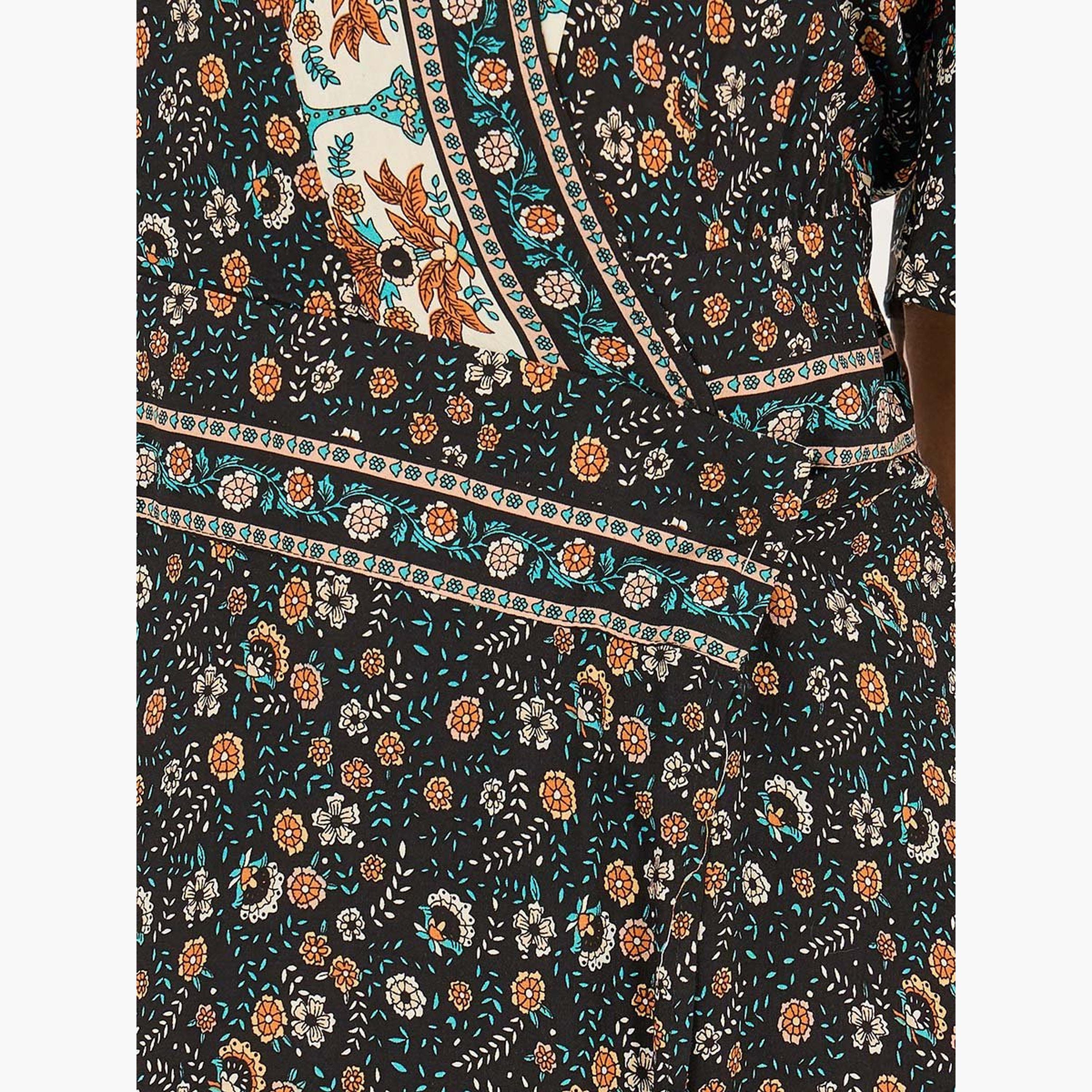Styli All Over Print V-Neck A Line Maxi Dress-women-clothing-dresses-image-4
