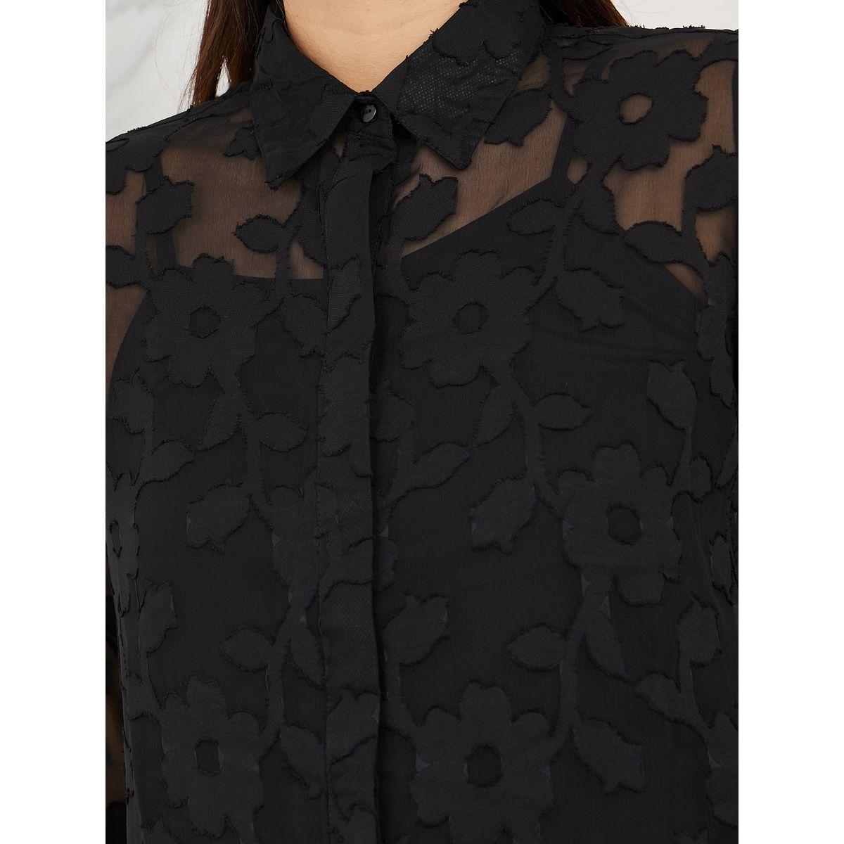 بلوزة مزينة بزهور بارزة الملمس-women-clothing-shirtsandblouses-shirts-image-4