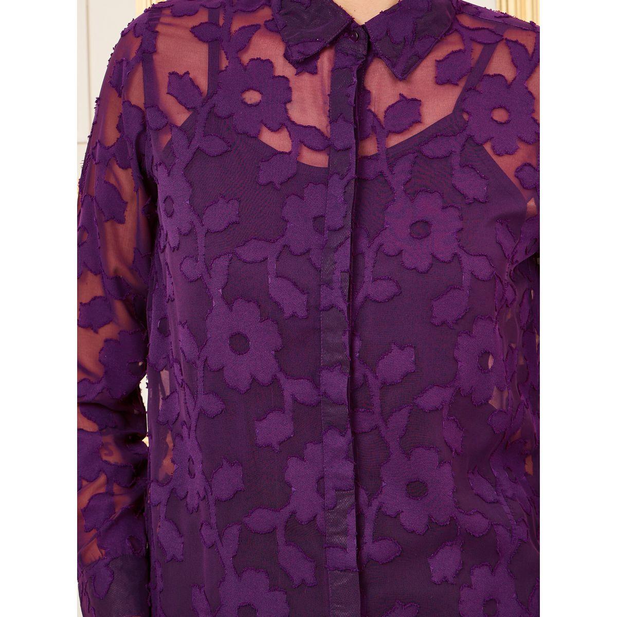 Styli Floral Burnout Texture Sheer Regular Fit Shirt-women-clothing-shirtsandblouses-shirts-image-5