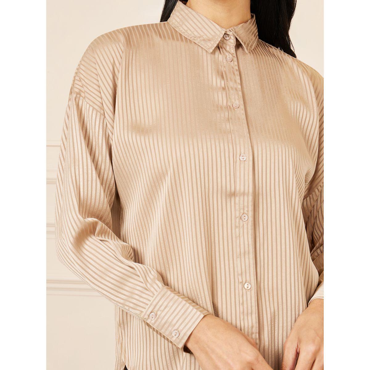 بلوزة ساتان واسعة باكتاف منخفضة-women-clothing-shirtsandblouses-shirts-image-4
