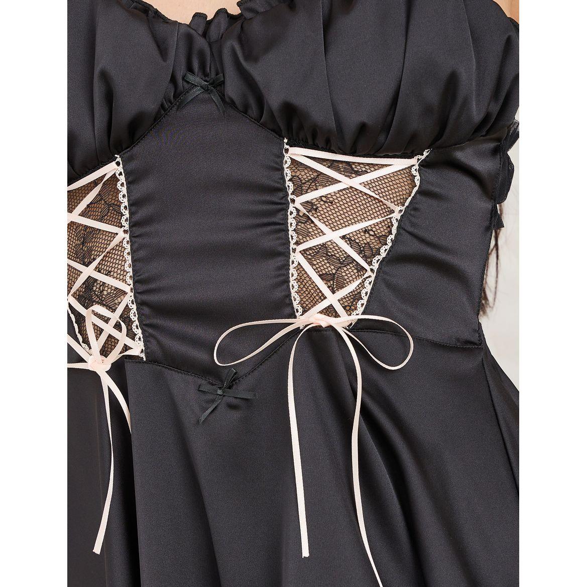 مجموعة من 2 ( قميص نوم + روب )-women-clothing-nightwear-nighties-image-4
