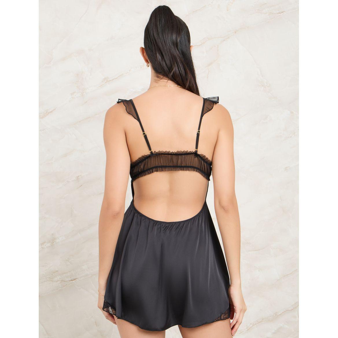 مجموعة من 2 ( قميص نوم + روب )-women-clothing-nightwear-nighties-image-5