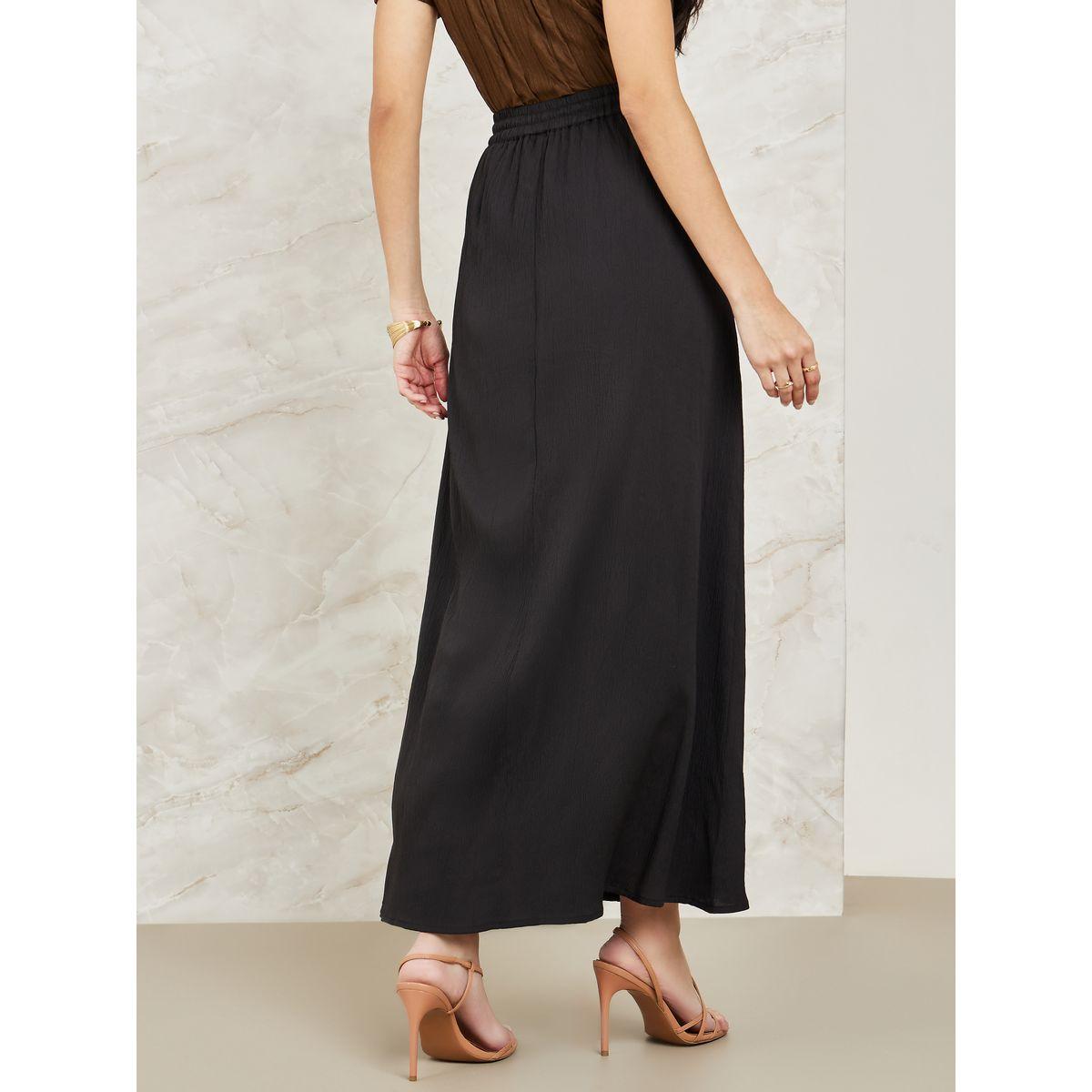 Styli Crinkled Maxi Skirt with Drawstring-women-clothing-bottoms-skirts-image-4