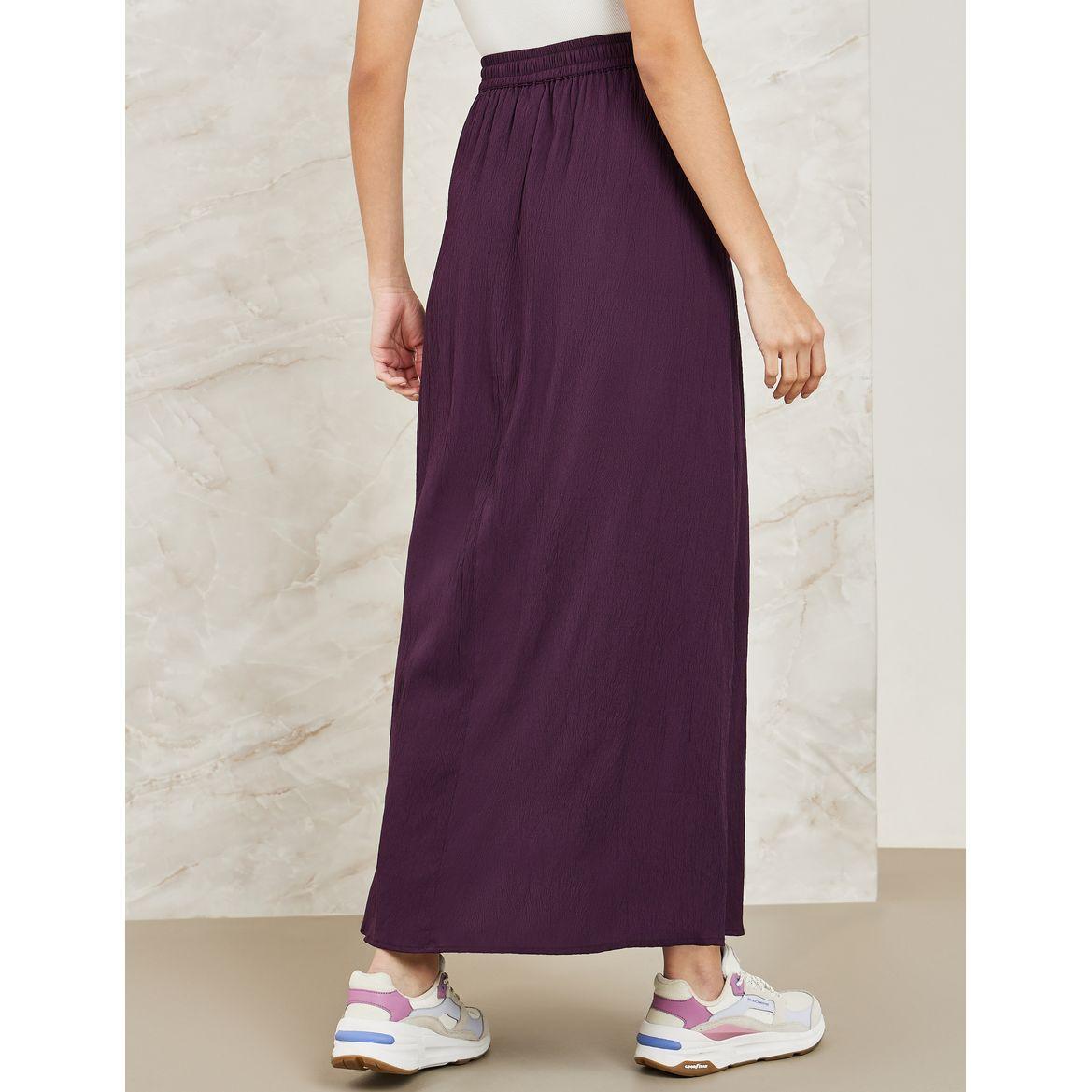 Styli Crinkled Maxi Skirt with Drawstring-women-clothing-bottoms-skirts-image-4