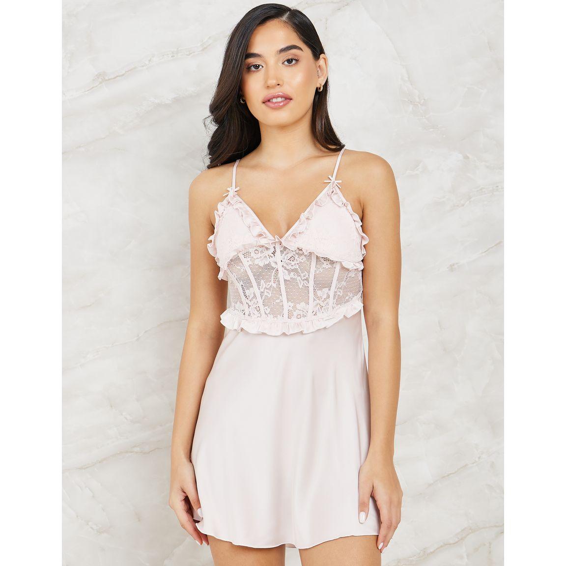 مجموعة من 2 ( قميص نوم + روب )-women-clothing-nightwear-robes-image-7
