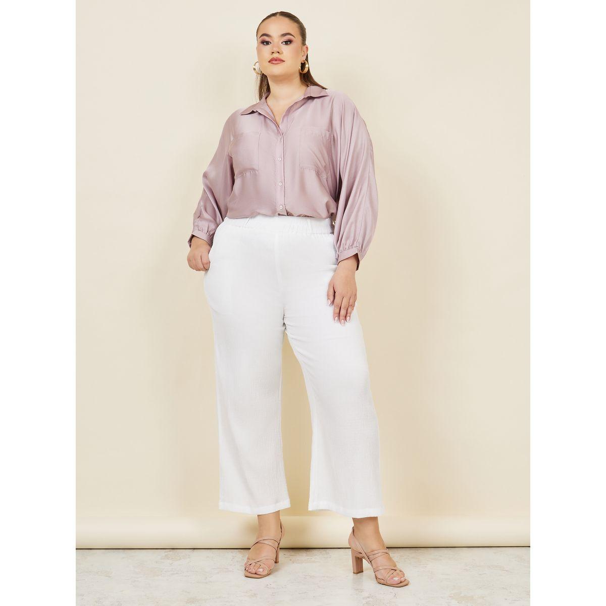Styli Plus Size Elastic Waistband Wide Leg Pants-women-clothing-bottoms-trousers-image-2
