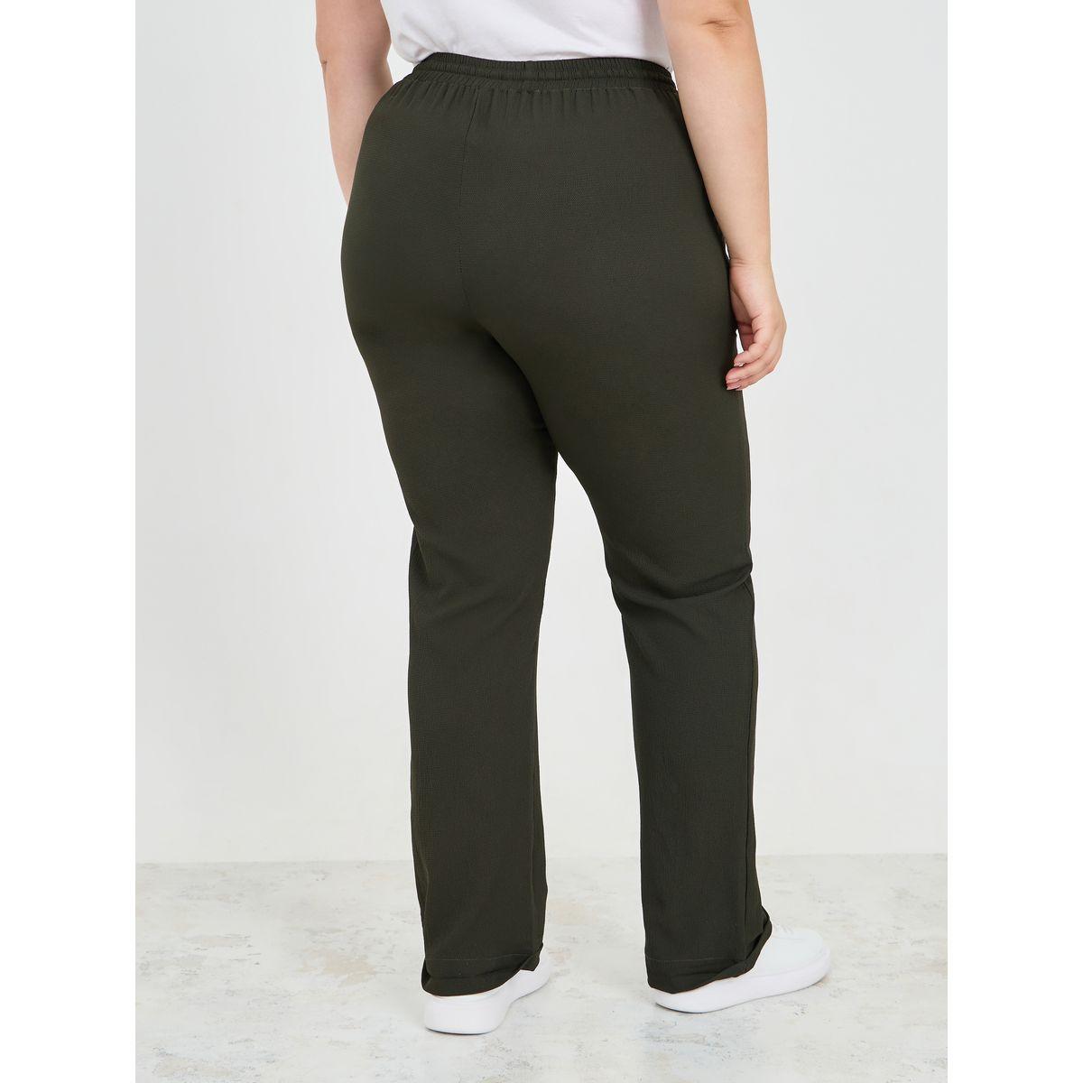 Styli Plus Size Tapered Ankle Pants with Drawstring Closure-women-clothing-bottoms-trousers-image-4