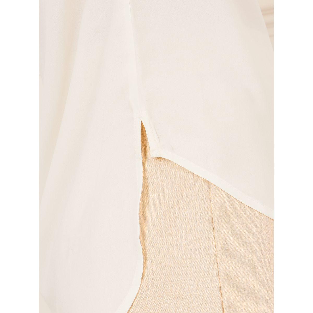 Styli Embellished Neck High Low Hem Blouse-women-clothing-shirtsandblouses-blouses-image-4