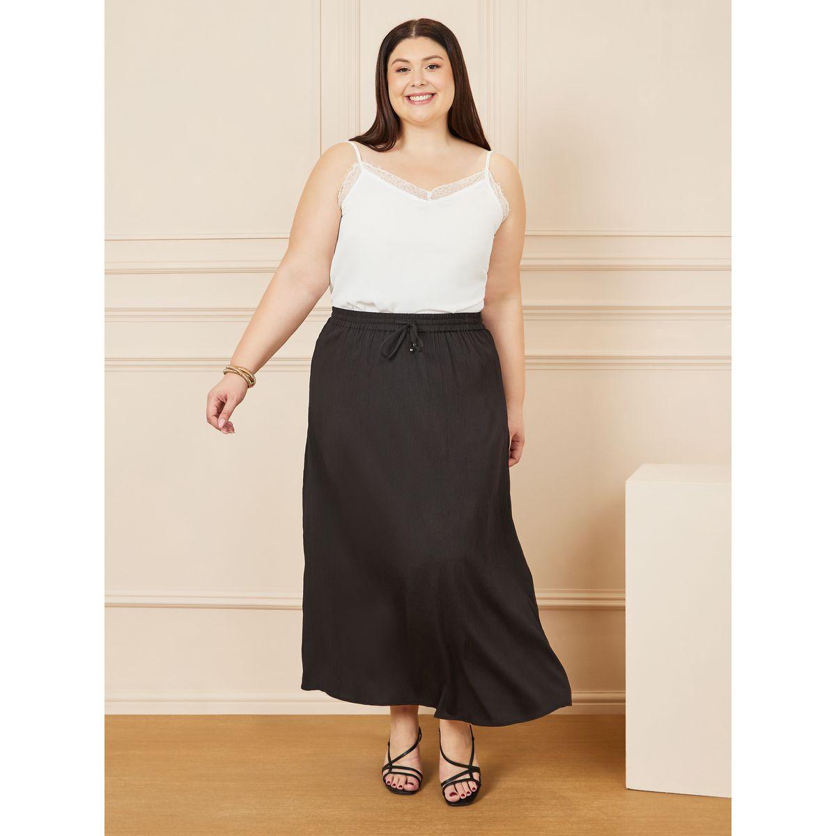 Styli Plus Textured Maxi Skirt-women-clothing-bottoms-skirts-image-2