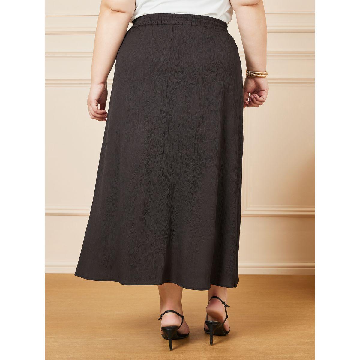 Styli Plus Textured Maxi Skirt-women-clothing-bottoms-skirts-image-4