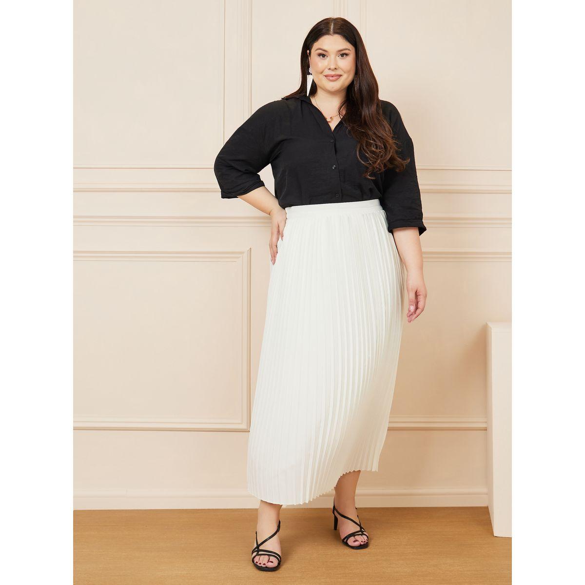 Styli Plus Pleated Maxi Skirt-women-clothing-bottoms-skirts-image-2