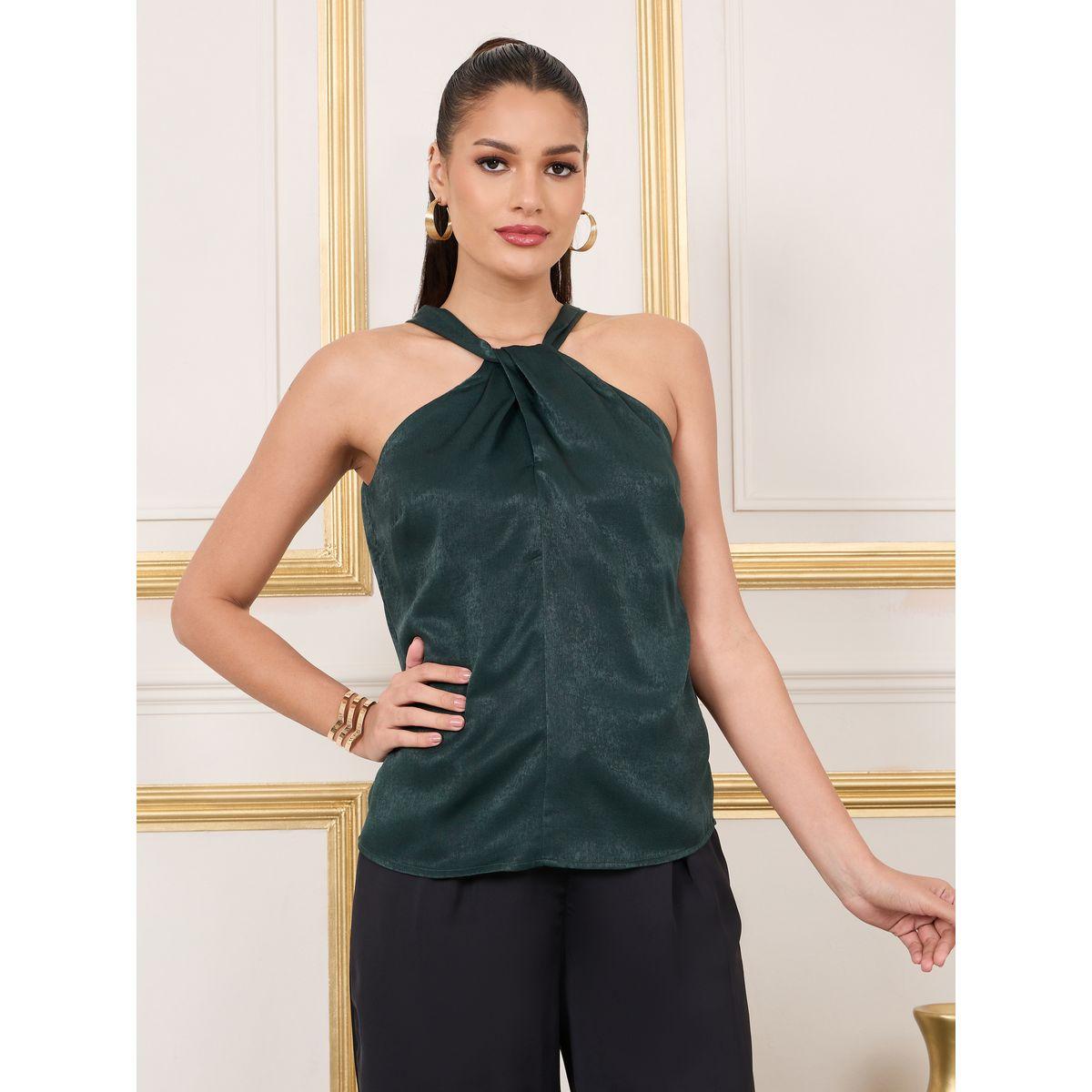 Styli Twisted Halter Neck Regular Fit Blouse-women-clothing-shirtsandblouses-blouses-image-2